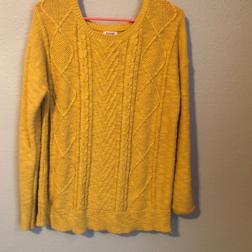Yellow sweater